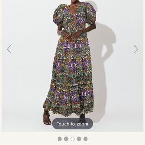 Cleobella - Evita Midi Dress | Mosaic Ikat (Size M)